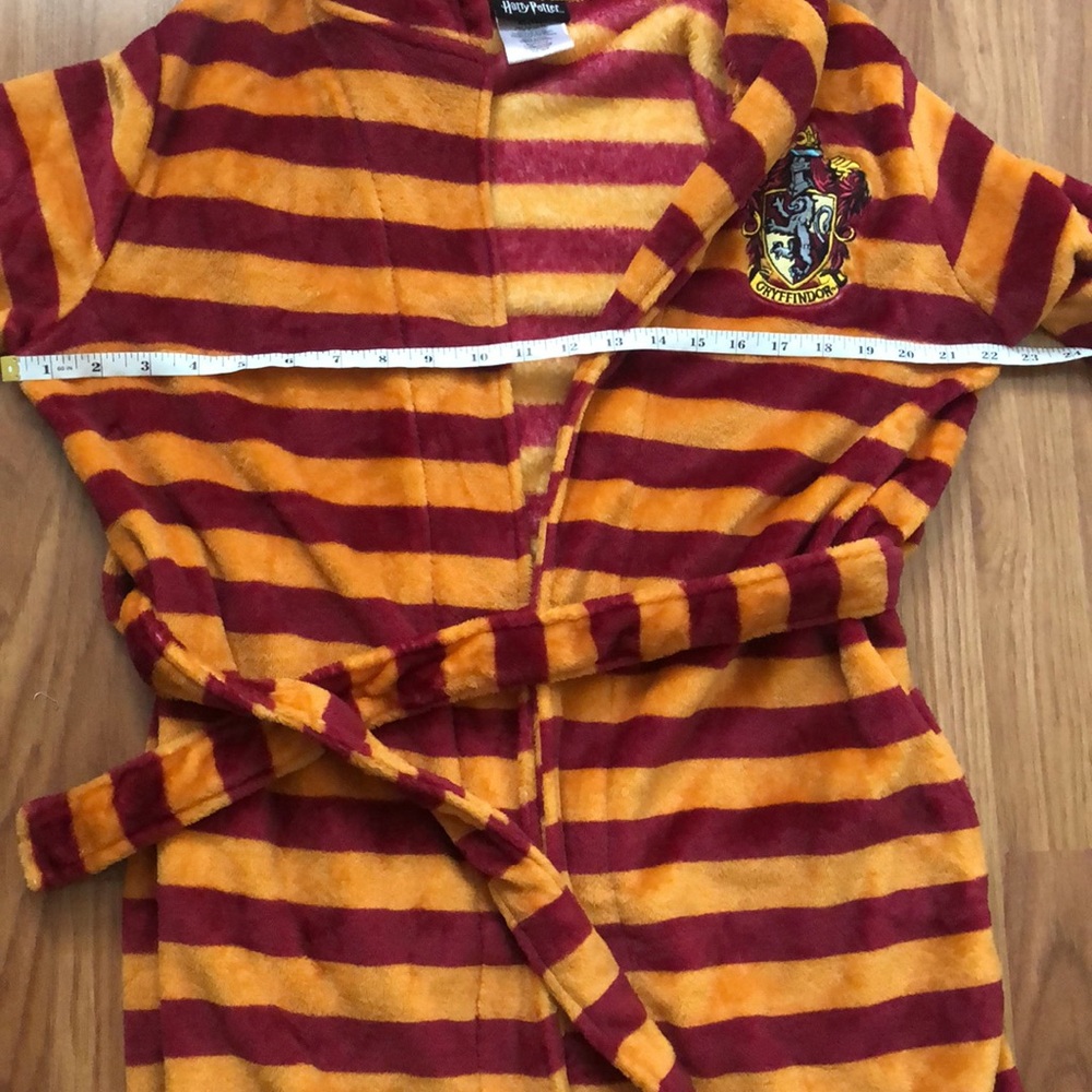 Harry Potter Junior Girls Striped Ruffle Robe - Picture 7 of 7